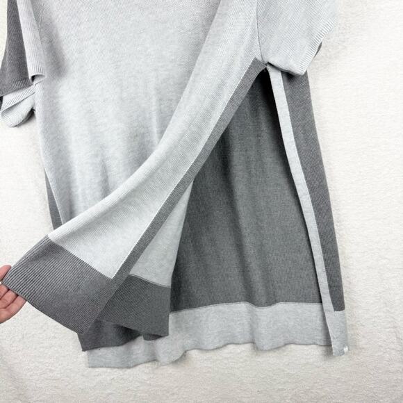 Lululemon Opened Up Hooded Poncho Hthrd Core Ultra Lt Grey/Hthrd Asphalt Grey ML - Picture 9 of 15
